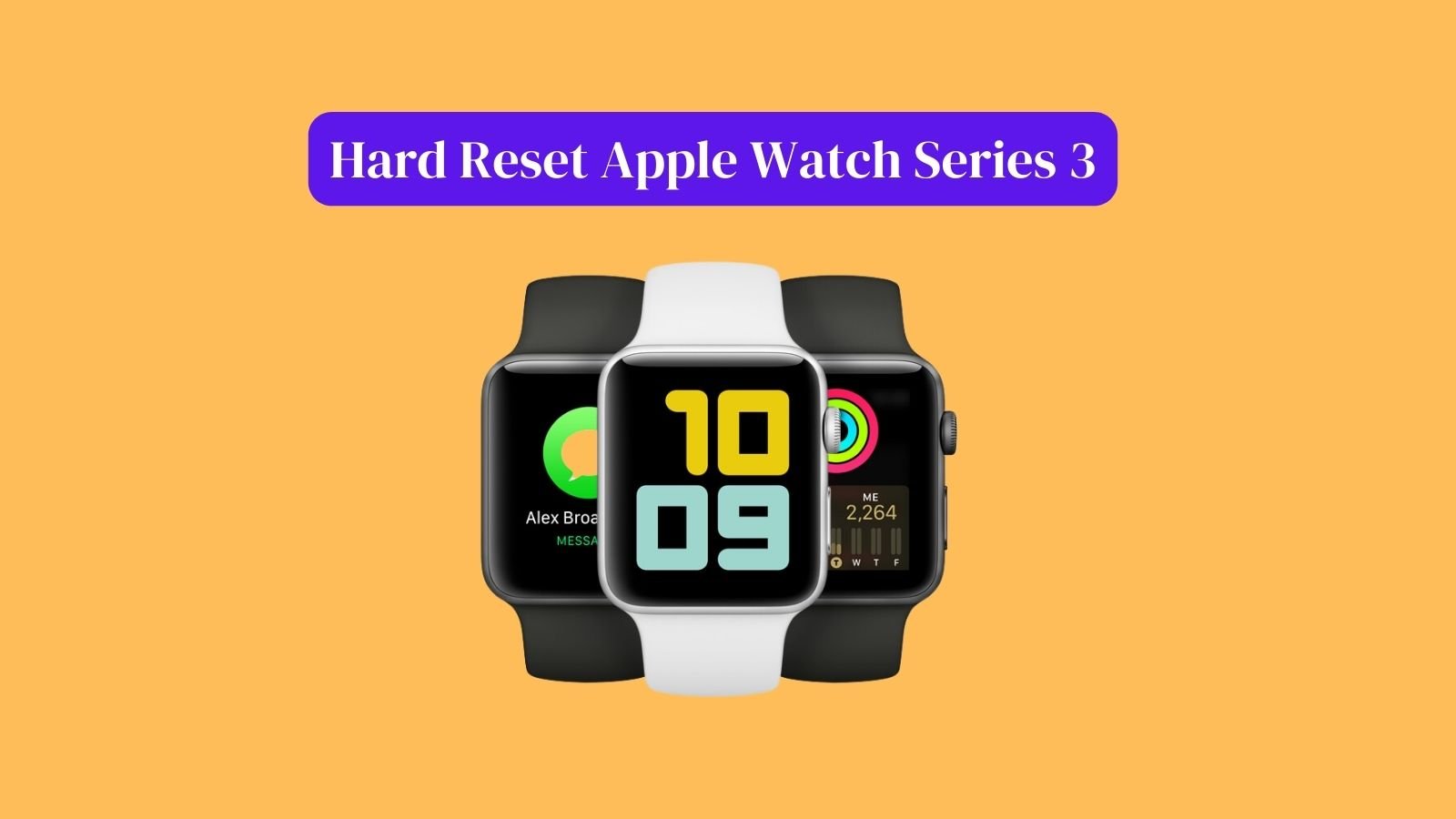 Hard Reset Apple Watch Series 3