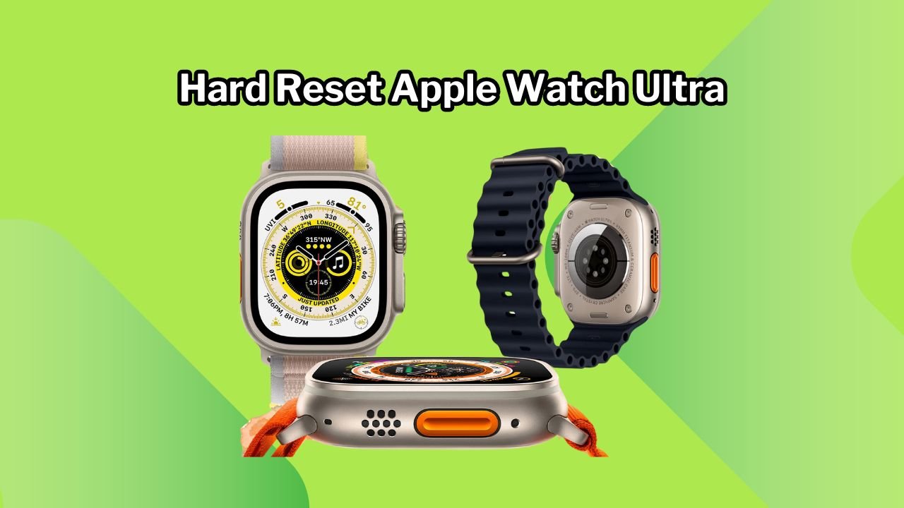 Hard Reset Apple Watch Ultra